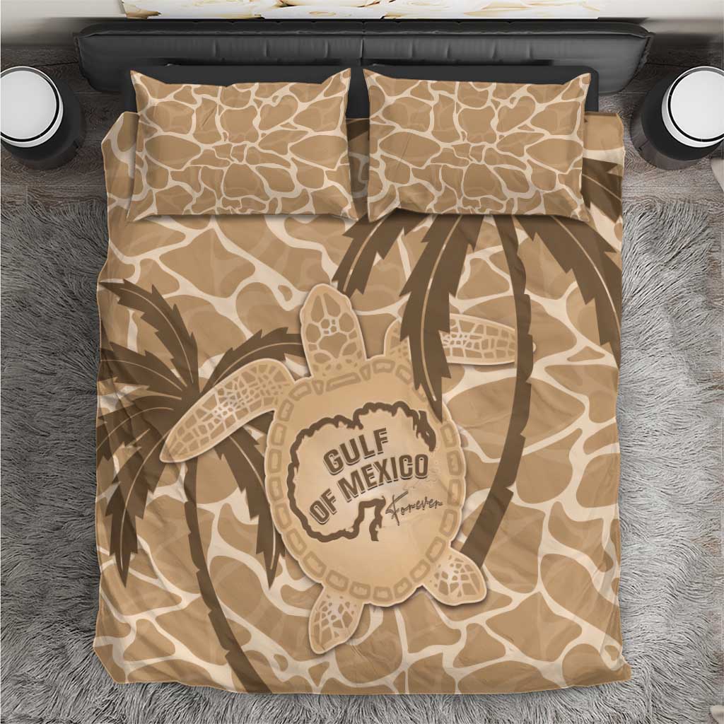 Gulf of Mexico Forever Bedding Set Mexican Turtle Brown Version
