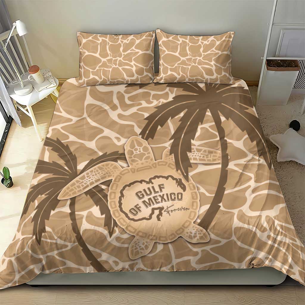Gulf of Mexico Forever Bedding Set Mexican Turtle Brown Version