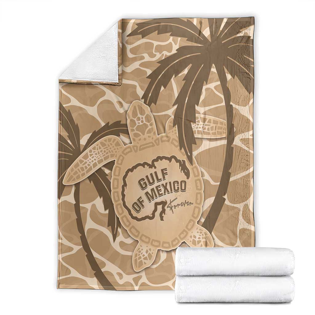Gulf of Mexico Forever Blanket Mexican Turtle Brown Version