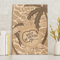 Gulf of Mexico Forever Canvas Wall Art Mexican Turtle Brown Version