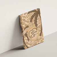 Gulf of Mexico Forever Canvas Wall Art Mexican Turtle Brown Version