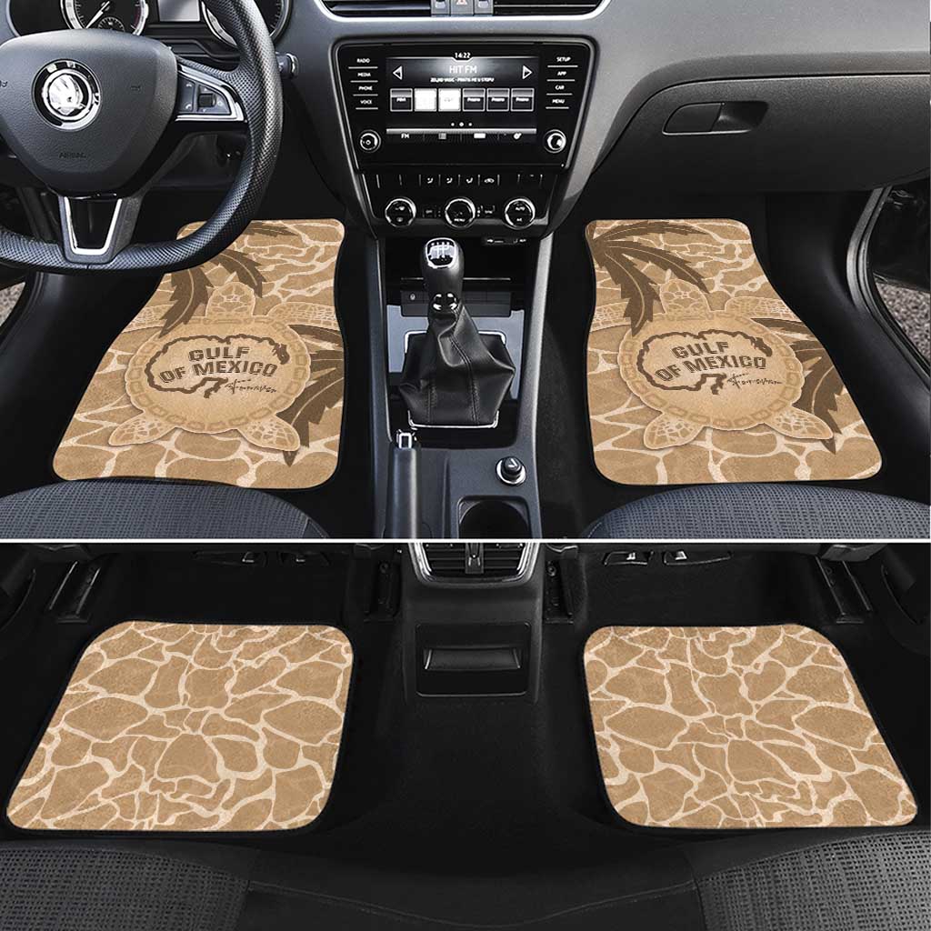 Gulf of Mexico Forever Car Mats Mexican Turtle Brown Version