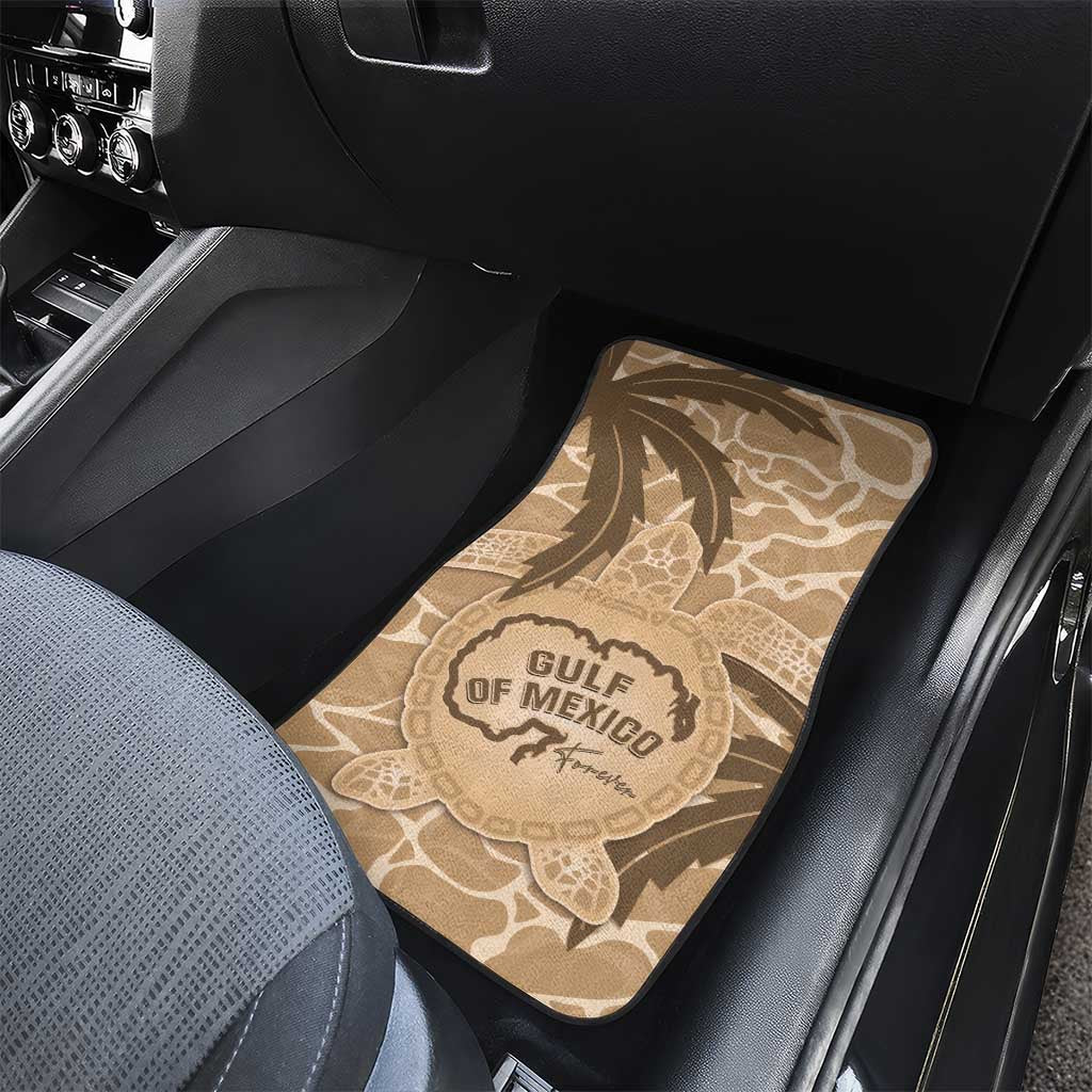 Gulf of Mexico Forever Car Mats Mexican Turtle Brown Version