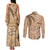 Gulf of Mexico Forever Couples Matching Tank Maxi Dress and Long Sleeve Button Shirt Mexican Turtle Brown Version
