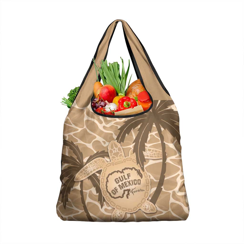 Gulf of Mexico Forever Grocery Bag Mexican Turtle Brown Version