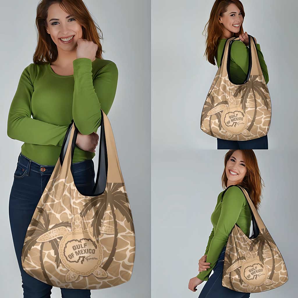 Gulf of Mexico Forever Grocery Bag Mexican Turtle Brown Version