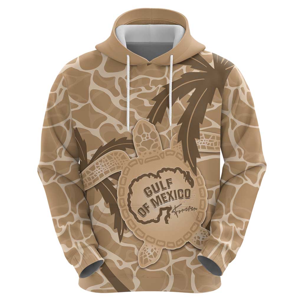 Gulf of Mexico Forever Hoodie Mexican Turtle Brown Version