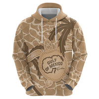Gulf of Mexico Forever Hoodie Mexican Turtle Brown Version