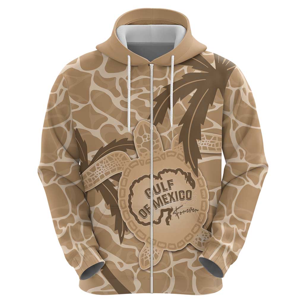 Gulf of Mexico Forever Hoodie Mexican Turtle Brown Version