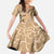 Gulf of Mexico Forever Kid Short Sleeve Dress Mexican Turtle Brown Version