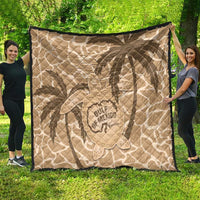 Gulf of Mexico Forever Quilt Mexican Turtle Brown Version
