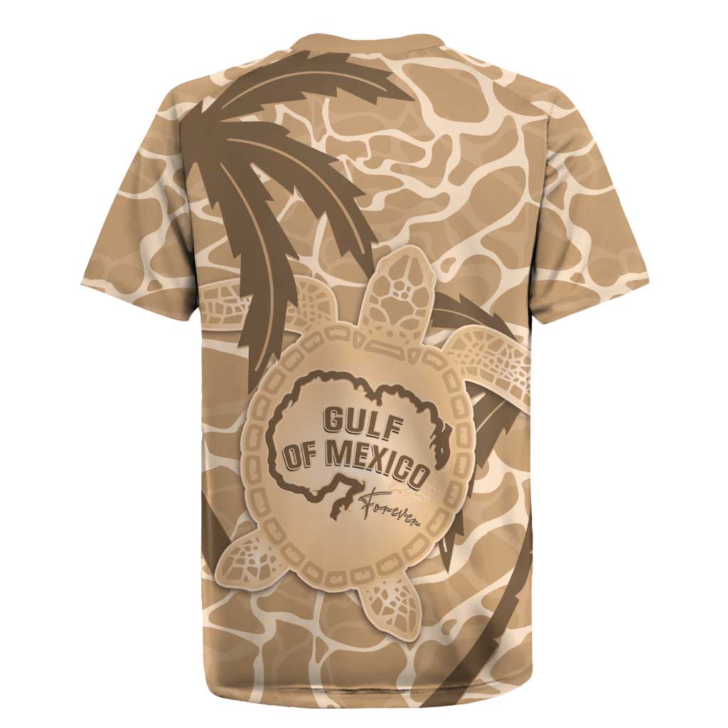 Gulf of Mexico Forever Rugby Jersey Mexican Turtle Brown Version