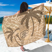 Gulf of Mexico Forever Sarong Mexican Turtle Brown Version