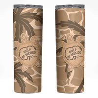 Gulf of Mexico Forever Skinny Tumbler Mexican Turtle Brown Version