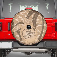Gulf of Mexico Forever Spare Tire Cover Mexican Turtle Brown Version