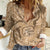 Gulf of Mexico Forever Women Casual Shirt Mexican Turtle Brown Version