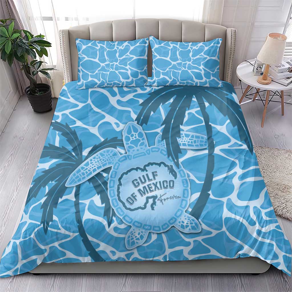 Gulf of Mexico Forever Bedding Set Mexican Turtle Blue Version