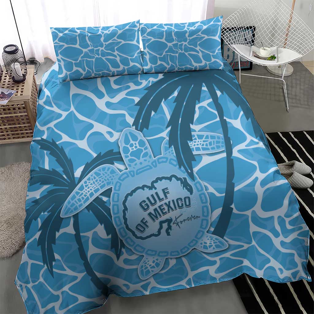 Gulf of Mexico Forever Bedding Set Mexican Turtle Blue Version