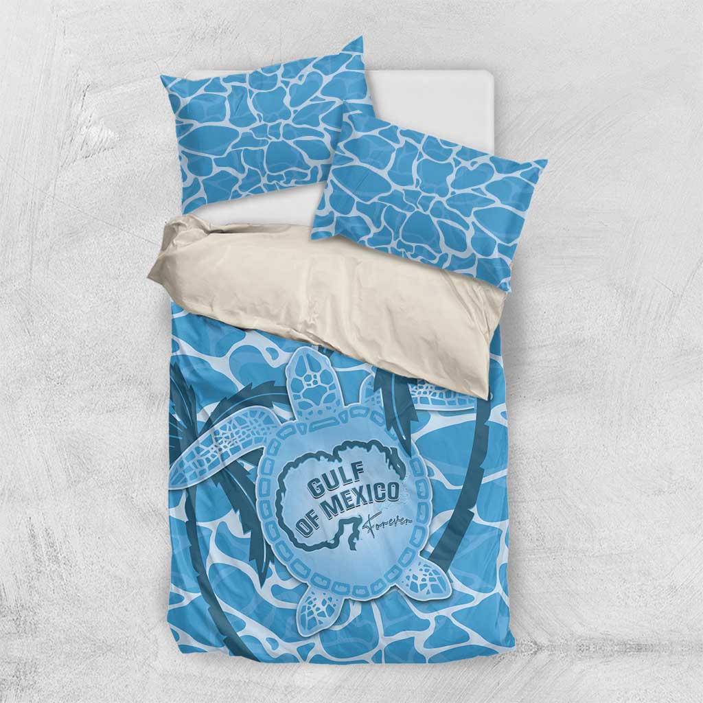 Gulf of Mexico Forever Bedding Set Mexican Turtle Blue Version