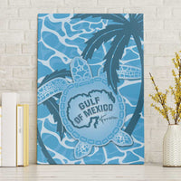Gulf of Mexico Forever Canvas Wall Art Mexican Turtle Blue Version