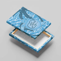 Gulf of Mexico Forever Canvas Wall Art Mexican Turtle Blue Version