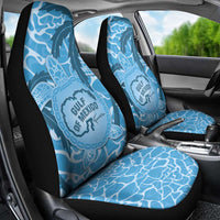 Gulf of Mexico Forever Car Seat Cover Mexican Turtle Blue Version