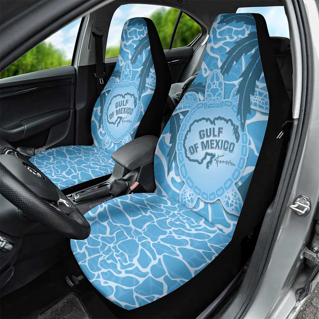 Gulf of Mexico Forever Car Seat Cover Mexican Turtle Blue Version