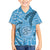 Gulf of Mexico Forever Family Matching Off Shoulder Maxi Dress and Hawaiian Shirt Mexican Turtle Blue Version