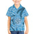 Gulf of Mexico Forever Family Matching Short Sleeve Bodycon Dress and Hawaiian Shirt Mexican Turtle Blue Version