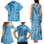 Gulf of Mexico Forever Family Matching Tank Maxi Dress and Hawaiian Shirt Mexican Turtle Blue Version