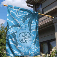 Gulf of Mexico Forever Garden Flag Mexican Turtle Blue Version