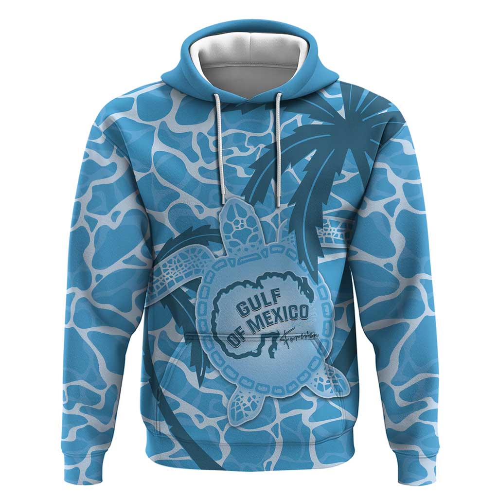 Gulf of Mexico Forever Hoodie Mexican Turtle Blue Version