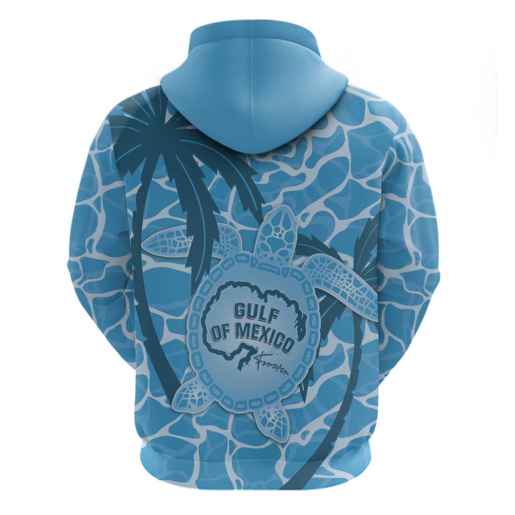 Gulf of Mexico Forever Hoodie Mexican Turtle Blue Version