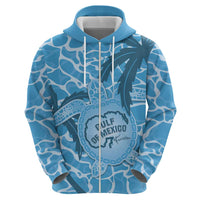Gulf of Mexico Forever Hoodie Mexican Turtle Blue Version