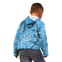 Gulf of Mexico Forever Kid Hoodie Mexican Turtle Blue Version