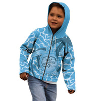 Gulf of Mexico Forever Kid Hoodie Mexican Turtle Blue Version