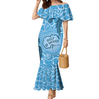 Gulf of Mexico Forever Mermaid Dress Mexican Turtle Blue Version