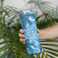 Gulf of Mexico Forever Skinny Tumbler Mexican Turtle Blue Version