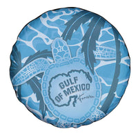 Gulf of Mexico Forever Spare Tire Cover Mexican Turtle Blue Version