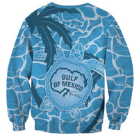 Gulf of Mexico Forever Sweatshirt Mexican Turtle Blue Version