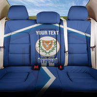 Custom Cyprus Football Back Car Seat Cover Go Champions