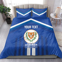 Custom Cyprus Football Bedding Set Go Champions