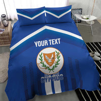 Custom Cyprus Football Bedding Set Go Champions