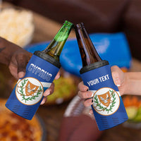 Custom Cyprus Football 4 in 1 Can Cooler Tumbler Go Champions