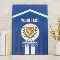 Custom Cyprus Football Canvas Wall Art Go Champions