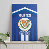 Custom Cyprus Football Canvas Wall Art Go Champions