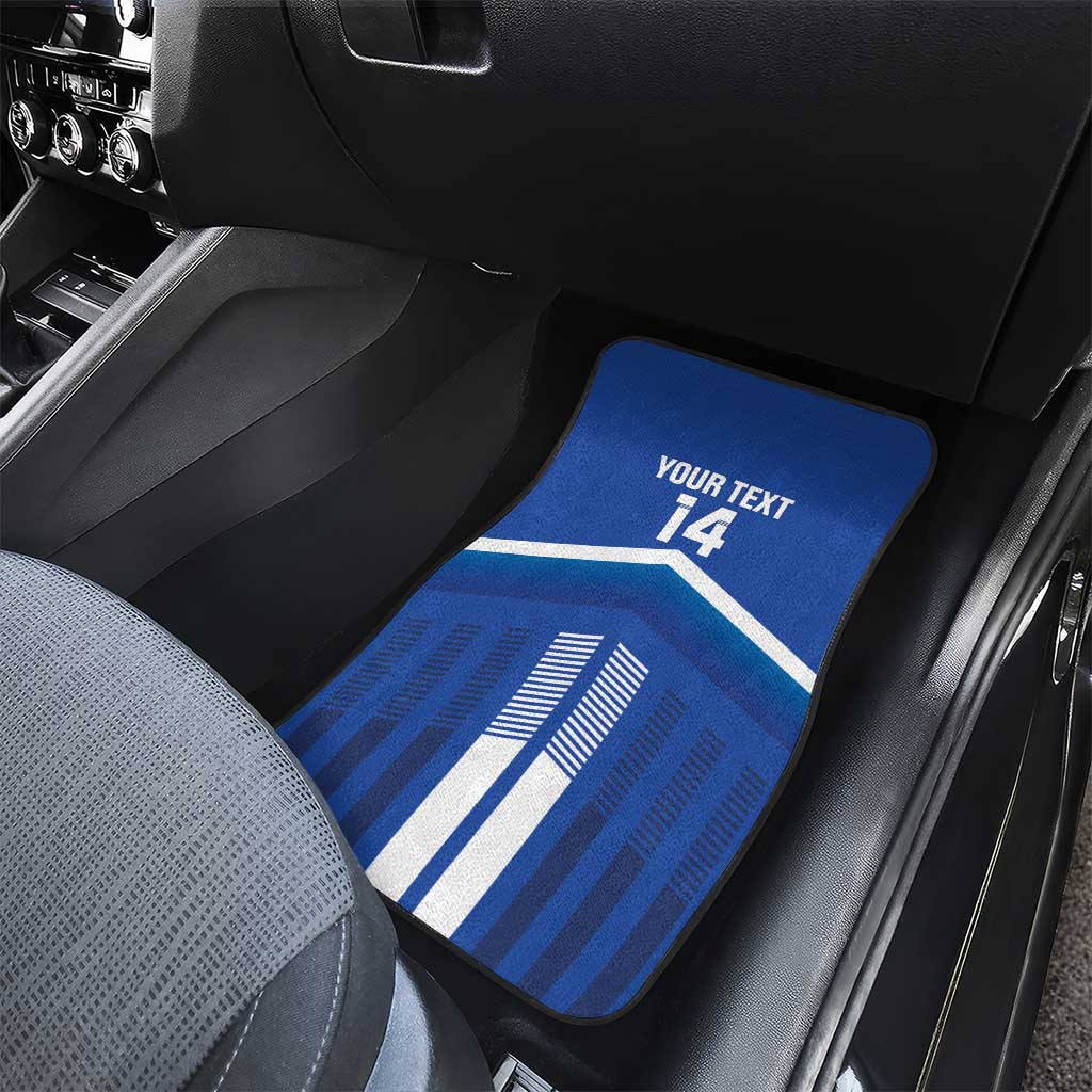 Custom Cyprus Football Car Mats Go Champions