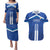 Custom Cyprus Football Couples Matching Puletasi and Hawaiian Shirt Go Champions