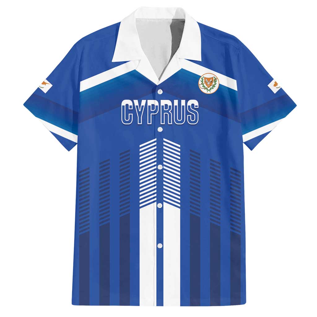 Custom Cyprus Football Family Matching Long Sleeve Bodycon Dress and Hawaiian Shirt Go Champions