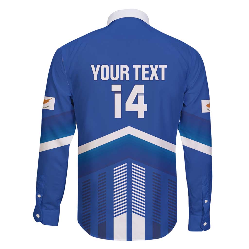 Custom Cyprus Football Family Matching Long Sleeve Bodycon Dress and Hawaiian Shirt Go Champions